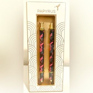 Papyrus high-quality brand - set of pen and mechanical pencil hummingbird flower